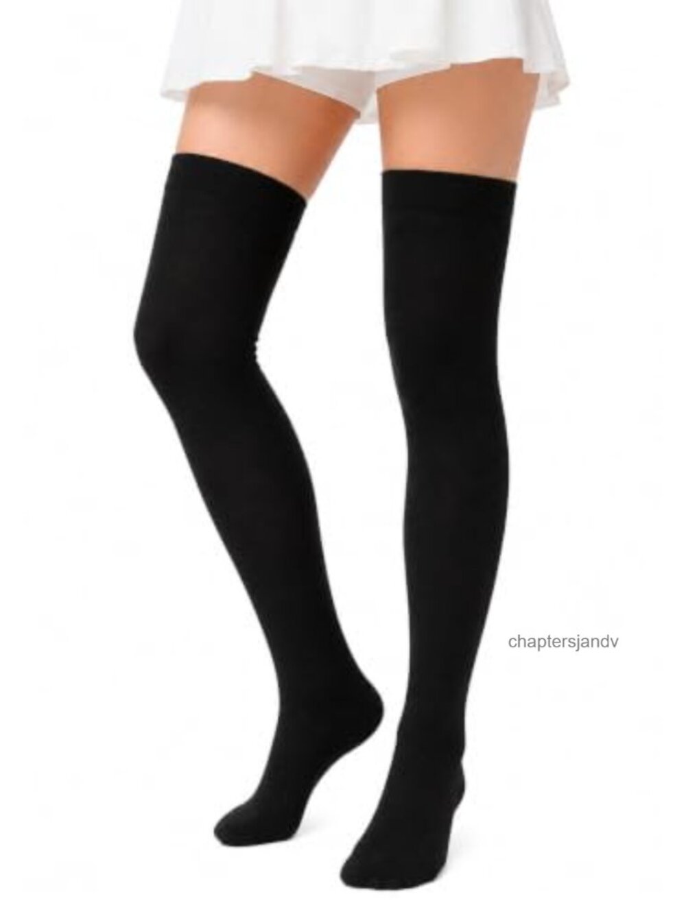 IZUS Women's Striped Over Knee Thigh High Socks Stretchy Boot Socks
